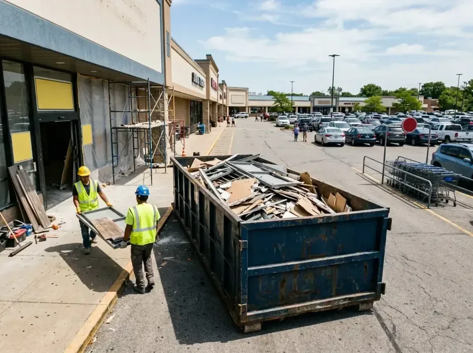 retail-store-renovation-debris-003 — frequently asked questions, Roll-off Dumpster Rentals in Spring Ridge, MD